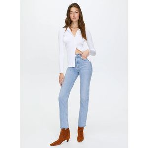 AGOLDE WOMENS CHERIE HIGH RISE STRAIGHT JEANS SIZE 25